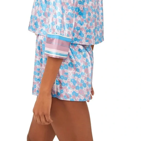 Free People Pillow Talk Silky Satin PJ Pajama Set NEW WITH TAGS - Picture 7 of 14